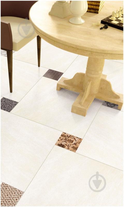 Плитка Zeus Ceramica Stone elite bianco ZAX51 32,5x32,5 - фото 2