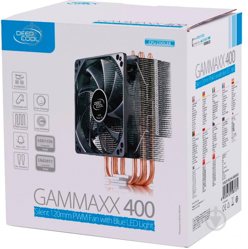 Процессорный кулер Deepcool GAMMAXX 400 - фото 9