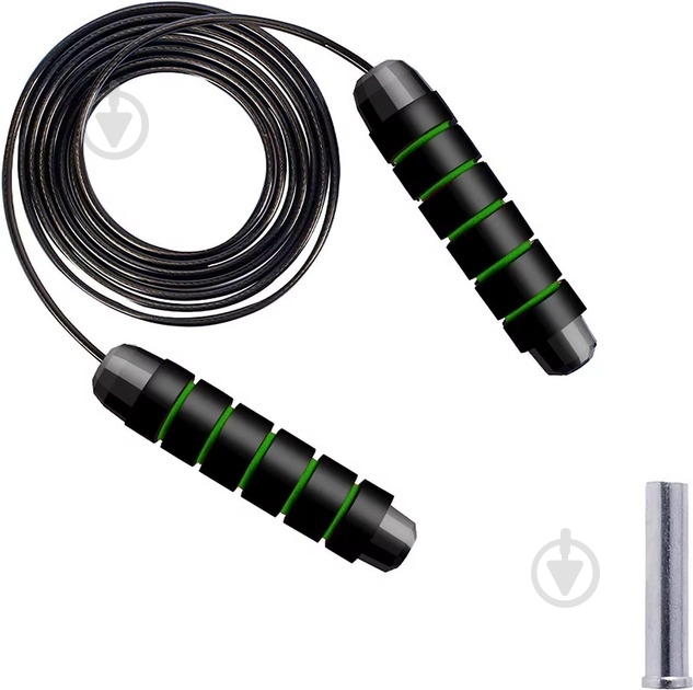 Скакалка Cornix скоростная для кроссфита Speed ​​Rope Classic с утяжелителем (XR-0352) черный - фото 2