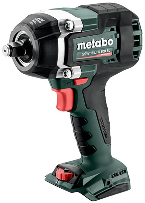 Гайковерт ударный аккумуляторный Metabo SSW 18 LTX 800 BL 602403850 - фото 1