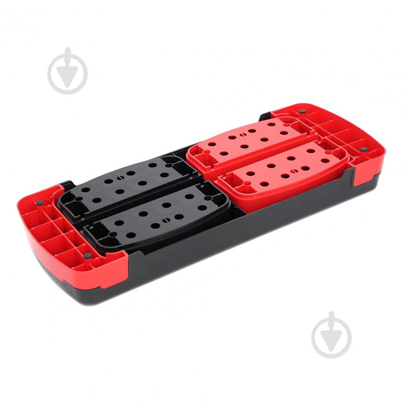 Степ-платформа Cornix 3-ступенчатая 78х29х10-20 см XR-0185 Black/Red - фото 7