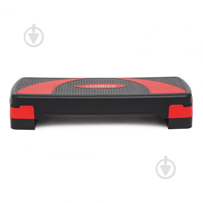 Степ-платформа Cornix 3-ступенчатая 78х29х10-20 см XR-0185 Black/Red - фото 5