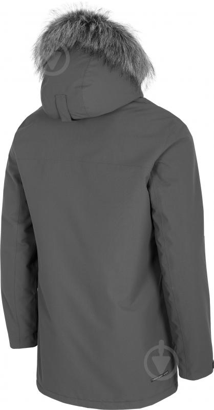Куртка-парка мужская демисезонная 4F D4Z20-KUM201-24S р.XL серая - фото 3 Куртка-парка мужская демисезонная 4F D4Z20-KUM201-24S р.XL серая - фото 3