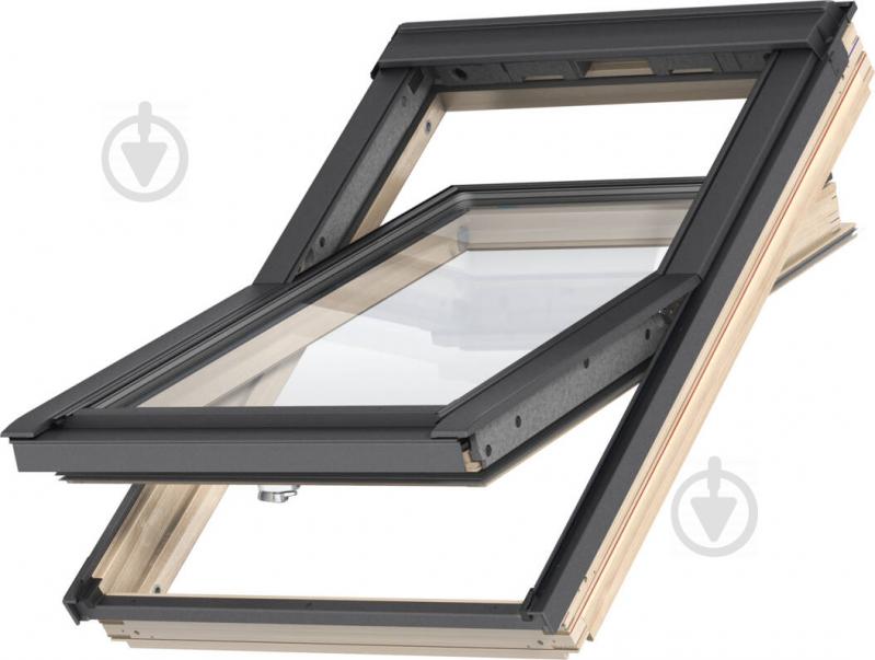 Окно мансардное двухкамерное VELUX Стандарт Плюс 78x160 GLL MK10 1061B нижнее открывание - фото 1