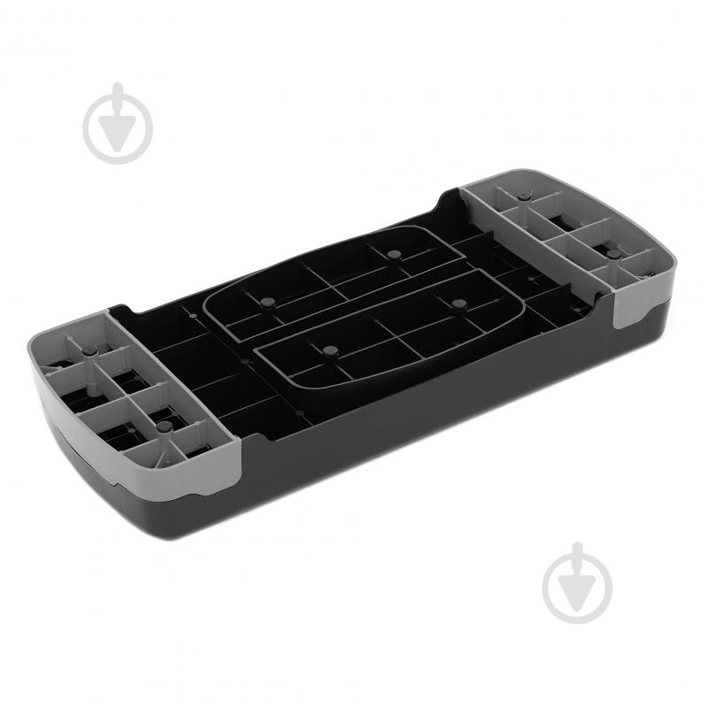 Степ-платформа Cornix 2-ступінчаста 68х28х10-15 см XR-0189 Black/Grey - фото 2 Степ-платформа Cornix 2-ступінчаста 68х28х10-15 см XR-0189 Black/Grey - фото 2