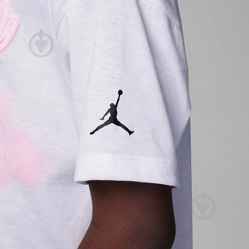 Футболка Nike JDG JORDAN SKY ROOKIE SS TEE 45C602-001 р.M белый - фото 4