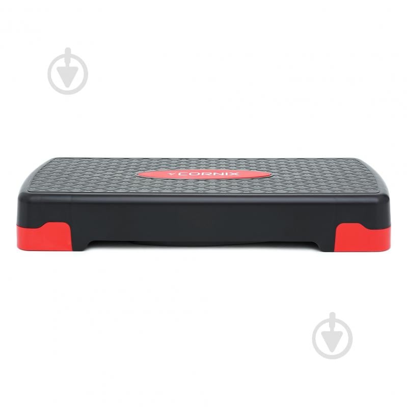 Степ-платформа Cornix 2-ступенчатая 68х28х10-15 см XR-0190 Black/Red - фото 4 Степ-платформа Cornix 2-ступенчатая 68х28х10-15 см XR-0190 Black/Red - фото 4