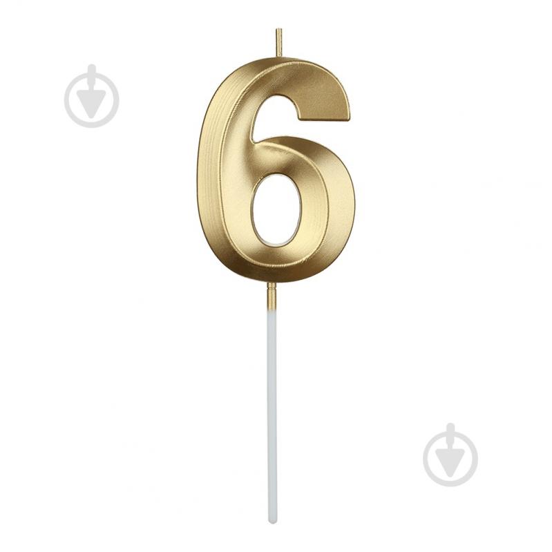 Свеча Цифра "6" BM.98000-06 - фото 3