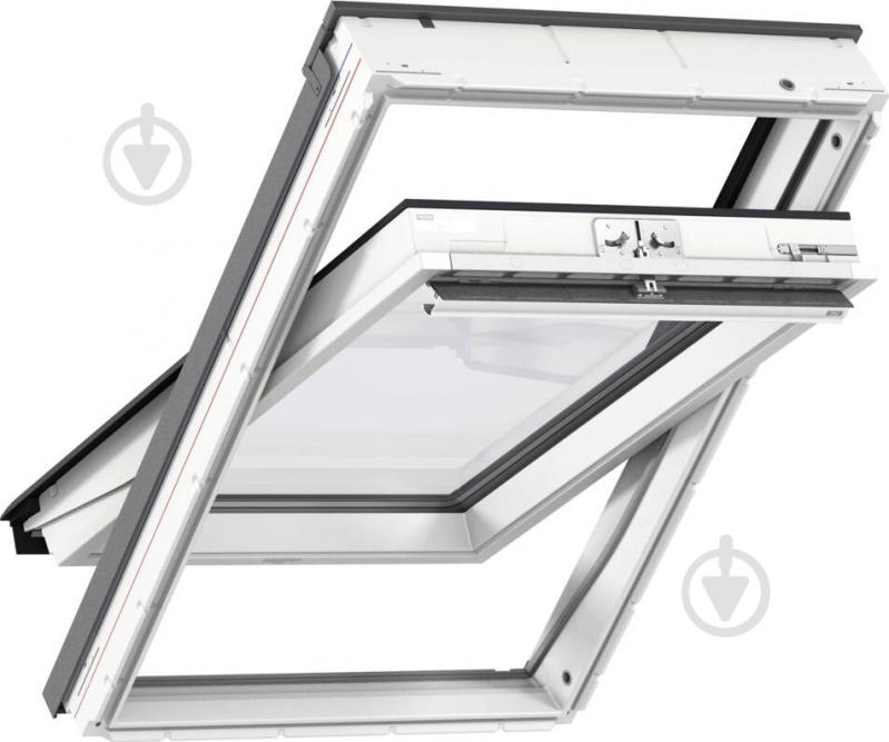 Вікно мансардне Velux вологостійке двокамерне Стандарт Плюс 66x118 GLU FK06 0061 верxнє відкривання - фото 2