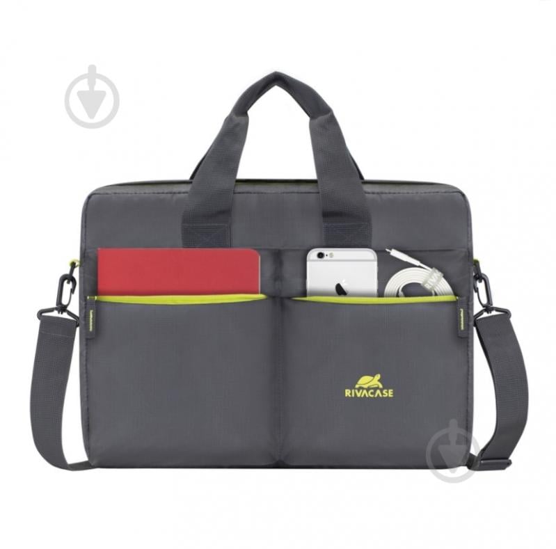 Сумка для ноутбука RivaCase 16" (5532 Grey) - фото 8 Сумка для ноутбука RivaCase 16" (5532 Grey) - фото 8