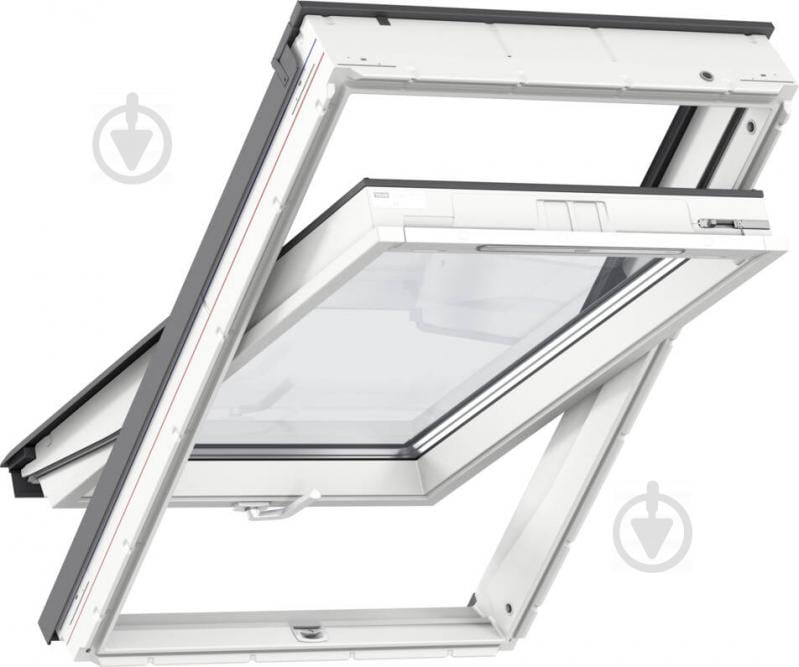 Окно мансардное влагостойкое двухкамерное VELUX Стандарт Плюс 78x118 GLU MK06 0061B нижнее открывание - фото 1