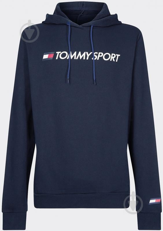 Джемпер Tommy Hilfiger FLEECE HOODY LOGO HBR S20S200363-DW5 р. S темно-синий - фото 5