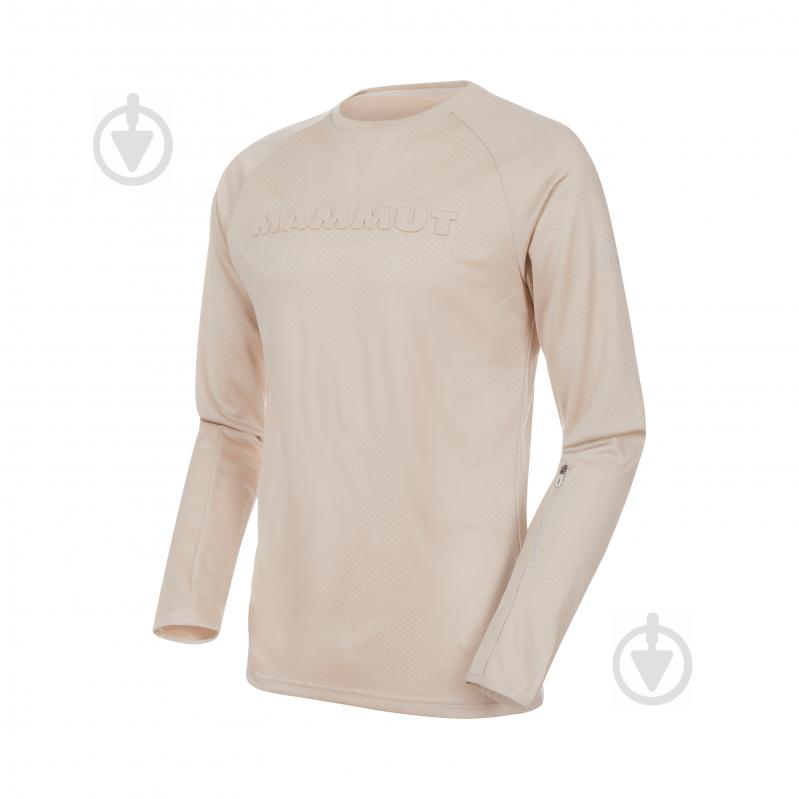 Футболка MAMMUT Crashiano Longsleeve 1016-00290-00240 р.M бежевий - фото 1