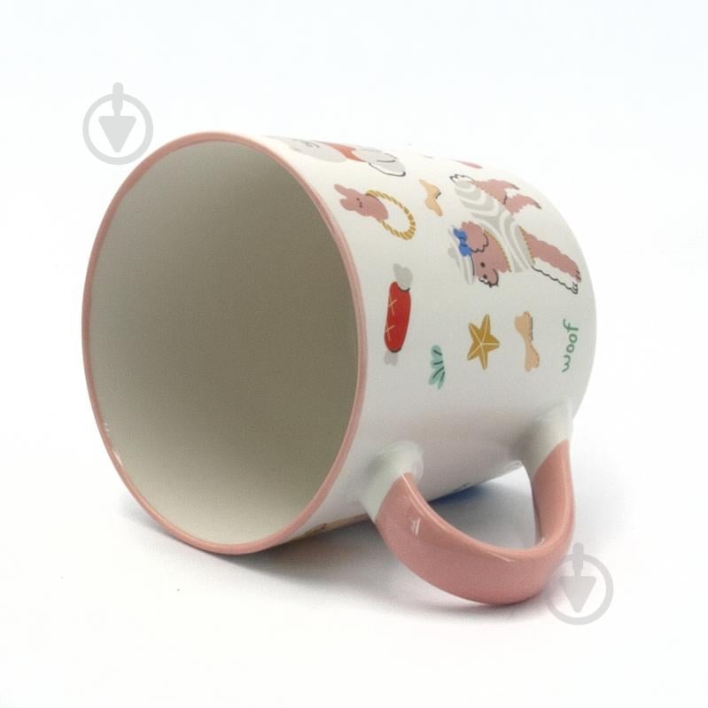Чашка Milika Feawyn DogsPink 390 мл M0520-B357-G3430B - фото 2
