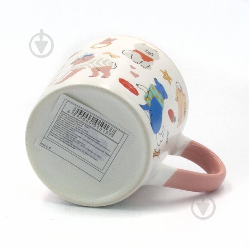 Чашка Milika Feawyn DogsPink 390 мл M0520-B357-G3430B - фото 3