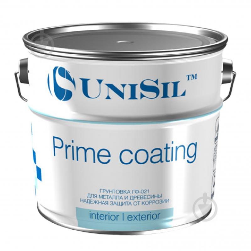 Ґрунт UniSil Prime Coating RAL 3011 Червоно-коричнева мат 10 л 12 кг - фото 1