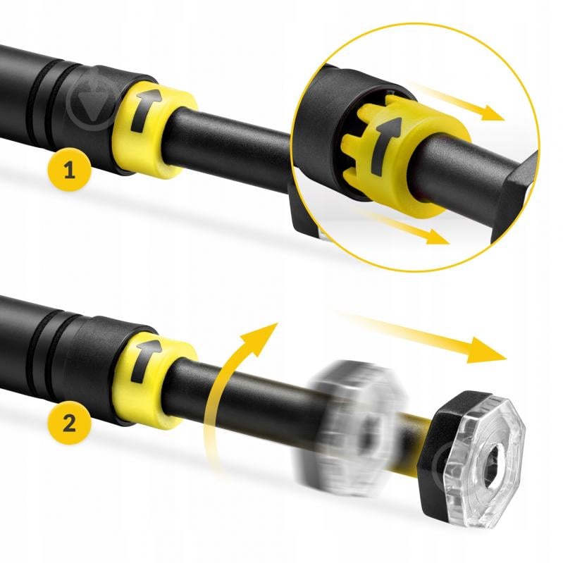 Турнік дверний 4fizjo розсувний Black/Yellow (P-5907739314765) 66 см - фото 5 Турнік дверний 4fizjo розсувний Black/Yellow (P-5907739314765) 66 см - фото 5