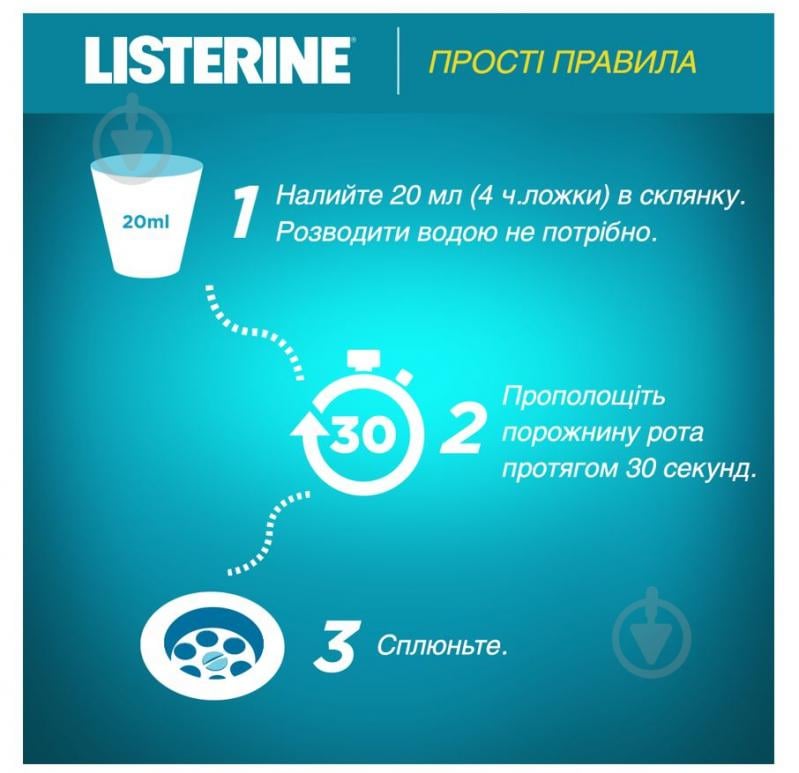 Ополіскувач для ротової порожнини Listerine EXPERT Cool mint Захист ясен 1000 мл - фото 4