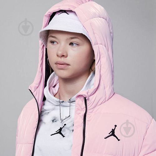 Пуховик для дівчаток демісезонний Nike JDG BOXY FIT PUFFER 45C483-A0W р.XL рожевий - фото 3