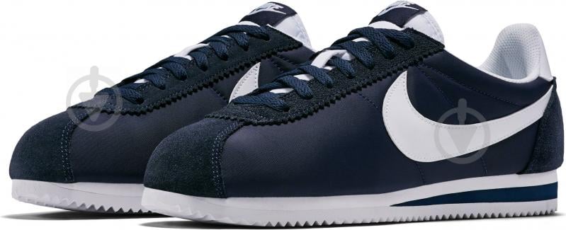 Кросівки чоловічі демісезонні Nike CLASSIC CORTEZ NYLON 807472-410 р.40,5 білі - фото 1