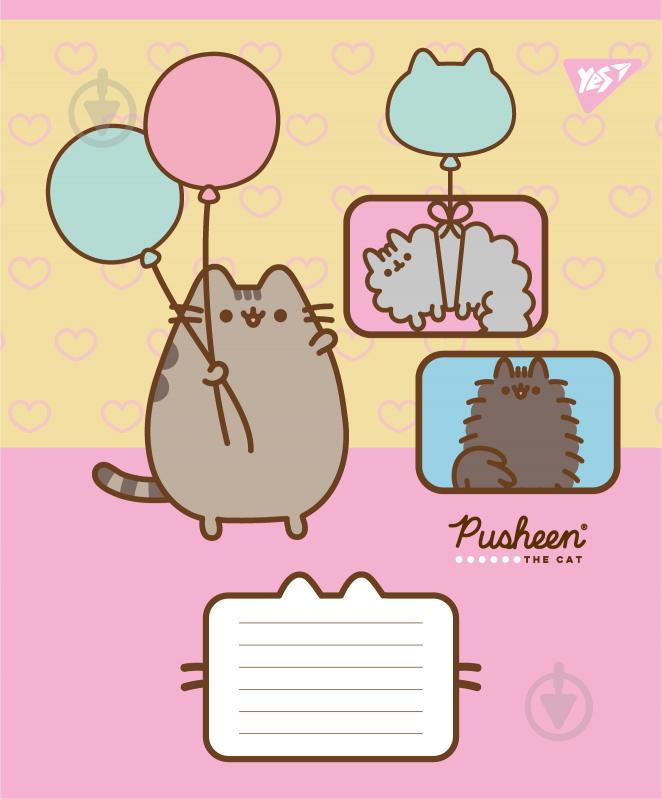 Набір шкільних зошитів Pusheen Funny 12 аркушів лінія 5 шт. YES - фото 5 Набір шкільних зошитів Pusheen Funny 12 аркушів лінія 5 шт. YES - фото 5