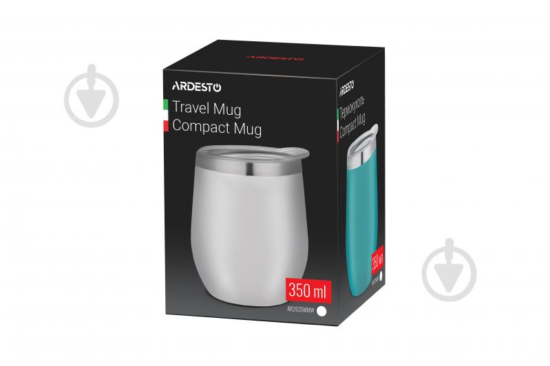 Термочашка Compact Mug 350 мл білий AR2635MMW Ardesto - фото 2