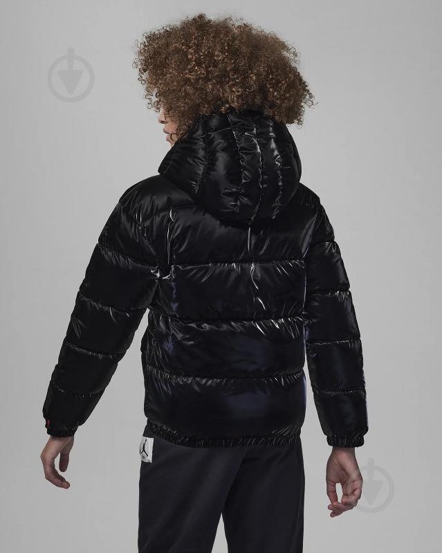 Пуховик для девочек демисезонный Nike JDG BOXY FIT PUFFER 45C483-023 р.XL черный - фото 2