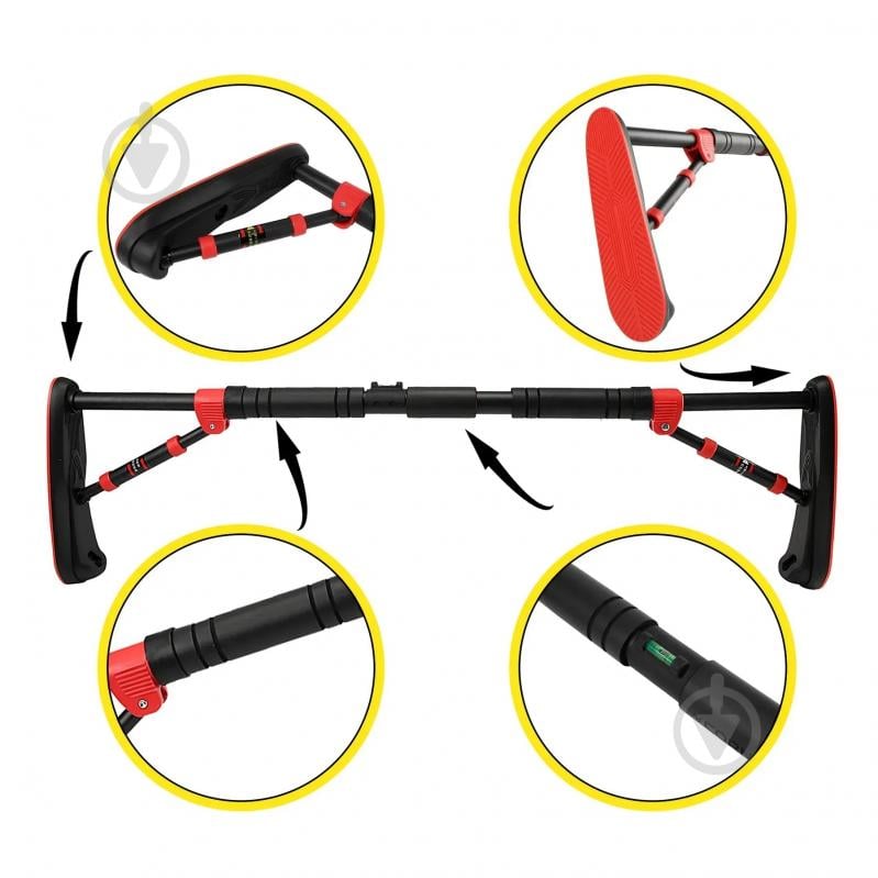 Турнік настінний Cornix XR-0290 SS25 120 см - фото 14 Турнік настінний Cornix XR-0290 SS25 120 см - фото 14