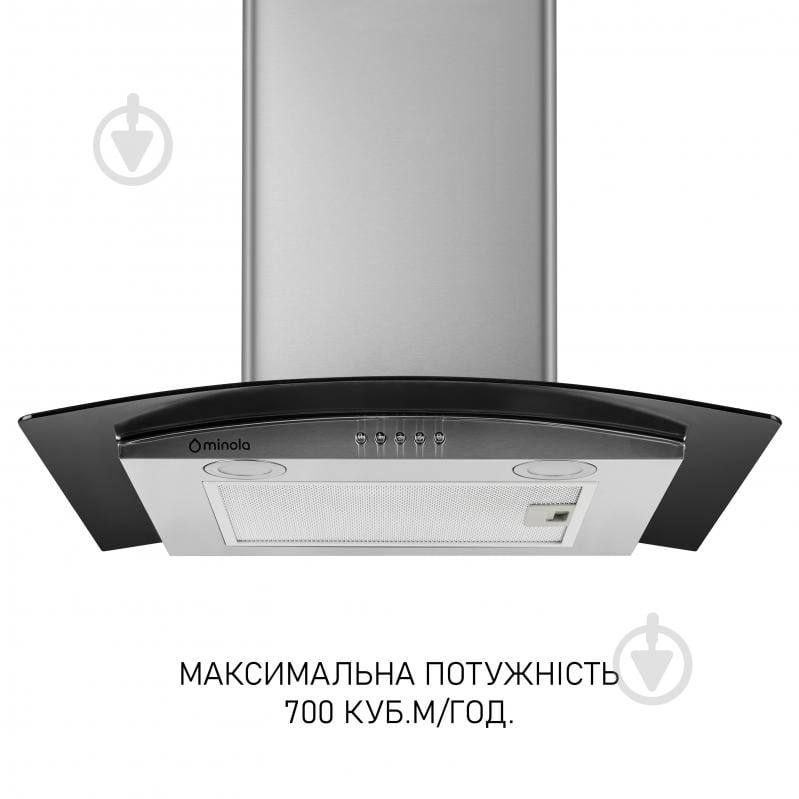 Витяжка Minola MTG 6242 I LED - фото 3
