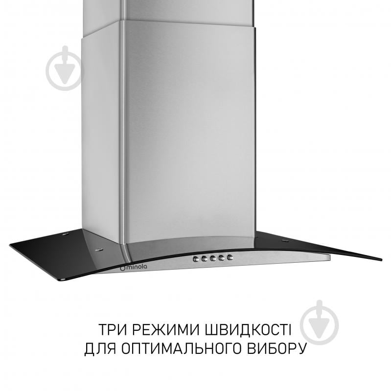 Витяжка Minola MTG 6642 I LED декоративна зі склом - фото 4