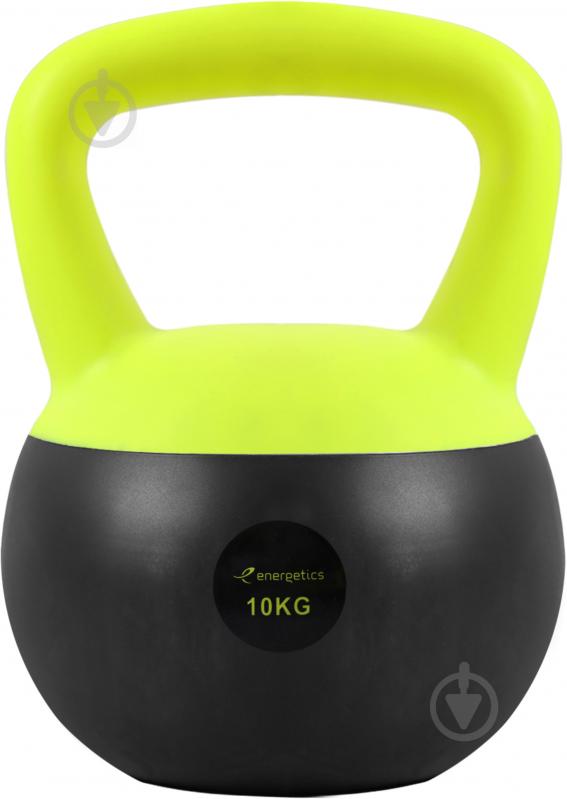 Гиря Energetics Soft Kettlebell 16 кг 410616-900050 чорний - фото 1