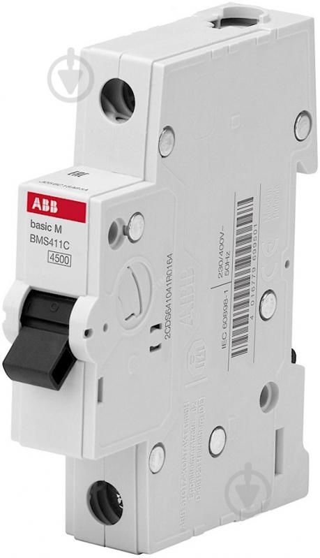 Автоматический выключатель ABB 6А тип С 4,5кА BMS411C06 - фото 1