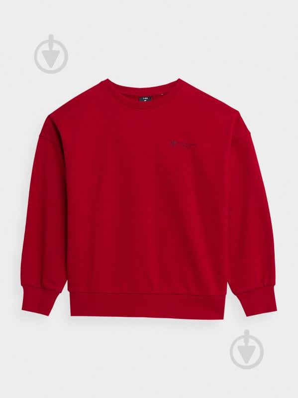 Світшот 4F SWEATSHIRT M0827 4FJSS23TSWSM0827-62S червоний - фото 1