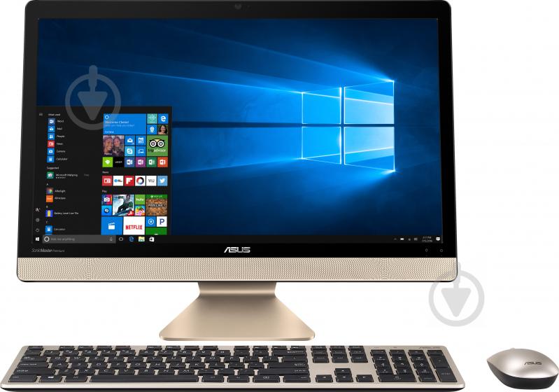 Моноблок Asus Vivo AiO V221IDGK-BA005D 21,5" (90PT01Q1-M01860) black gold - фото 1