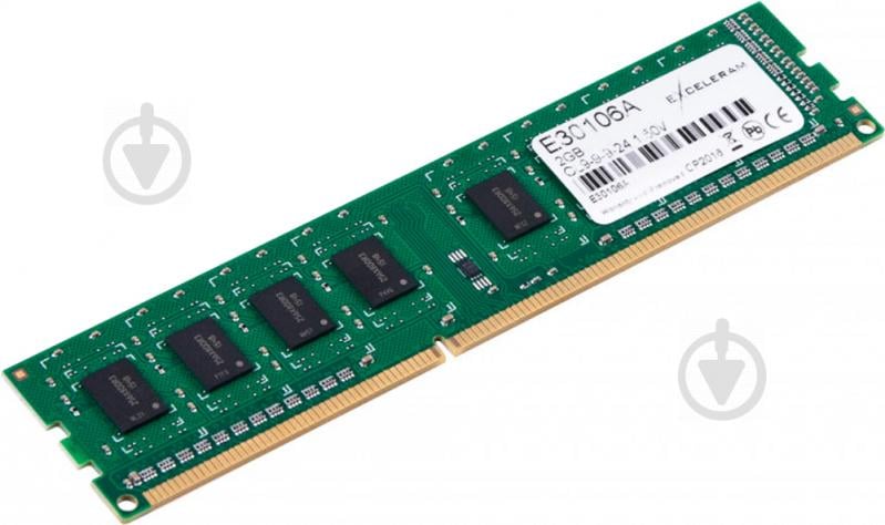 Оперативна пам'ять Exceleram DDR3 SDRAM 2 GB (1x2GB) 1333 MHz (E30106A) PC3-12800 - фото 2