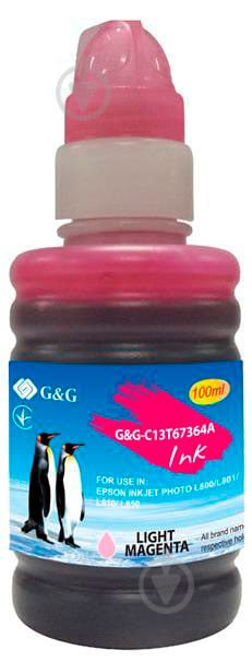 Чорнило G&G C13T67364A magenta - фото 1