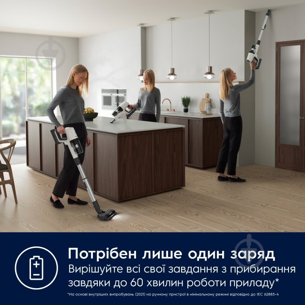 Пилосос акумуляторний Electrolux EP81HB25SH white - фото 24