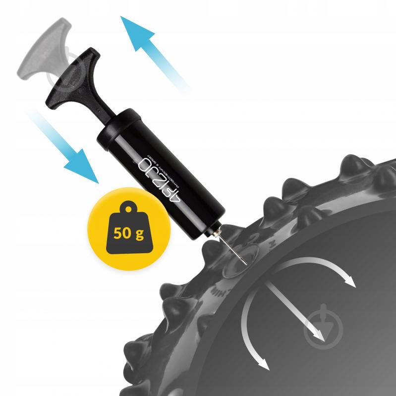 Гімнастичний м'яч 4fizjo (масажний) Black d20 см P-5905973402330 - фото 2 Гімнастичний м'яч 4fizjo (масажний) Black d20 см P-5905973402330 - фото 2