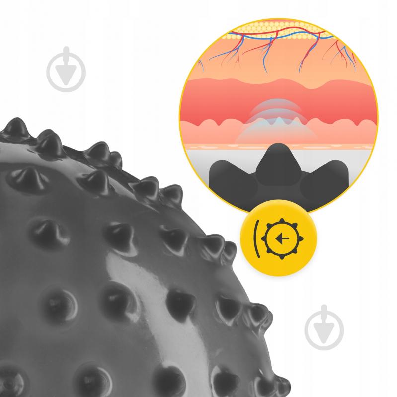 Гімнастичний м'яч 4fizjo (масажний) Black d20 см P-5905973402330 - фото 5 Гімнастичний м'яч 4fizjo (масажний) Black d20 см P-5905973402330 - фото 5