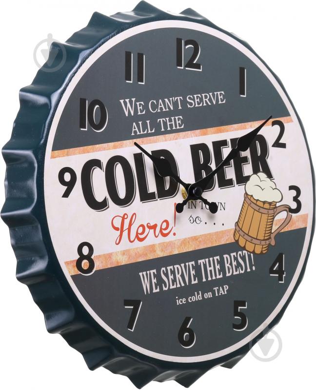 Часы настенные крышка Beer 30х30х4,5 см - фото 2