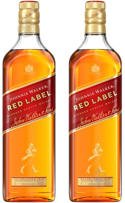 Виски Red label 4 года выдержки 2 шт 0,7 л - фото 1