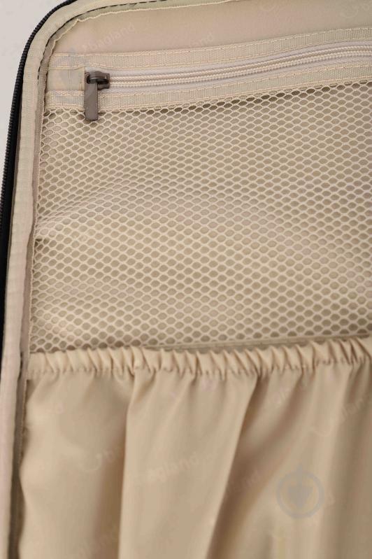 Чемодан Bagland WAVE M 72 л черный - фото 4