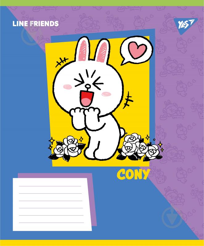 Набір шкільних зошитів Line Friends Funny 24 аркуші лінія 5 шт. YES - фото 5 Набір шкільних зошитів Line Friends Funny 24 аркуші лінія 5 шт. YES - фото 5