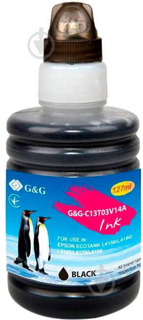 Чорнило G&G C13T03V14A black - фото 1