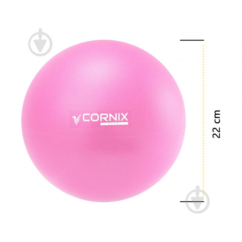 Гімнастичний м'яч Cornix MiniGYMball Pink d22 см XR-0228 - фото 2 Гімнастичний м'яч Cornix MiniGYMball Pink d22 см XR-0228 - фото 2
