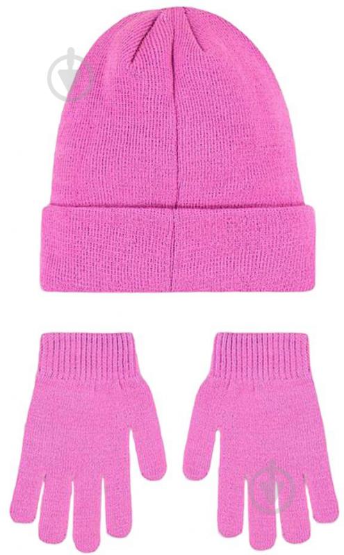 Комплект шапка+перчатки Nike CLUB BEANIE/GLOVE SET 9A2961-AFN р.one size розовый - фото 2