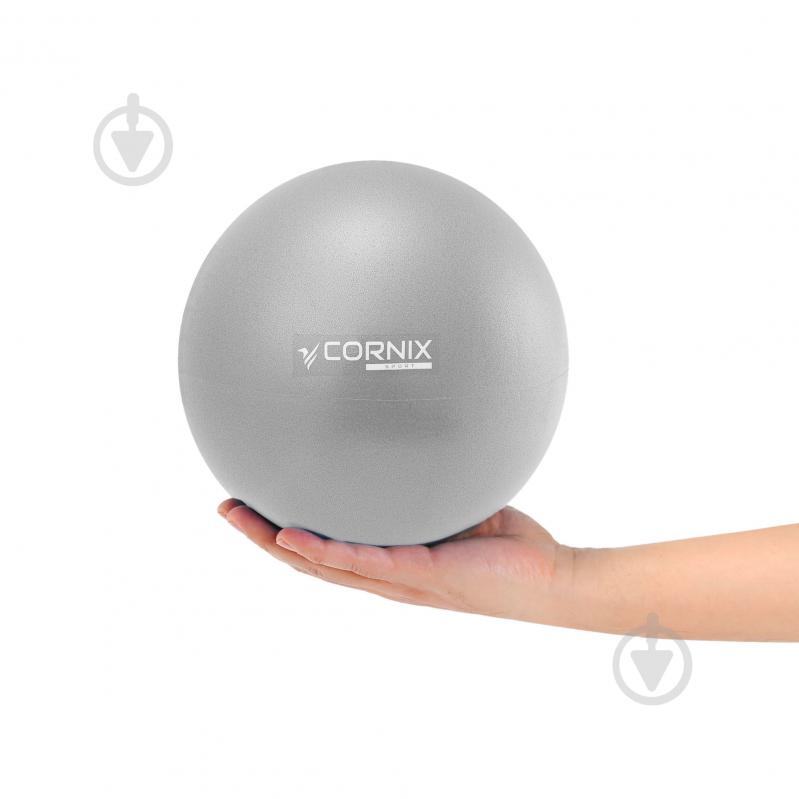 Гімнастичний м'яч Cornix MiniGYMball Grey d22 см XR-0227 - фото 2 Гімнастичний м'яч Cornix MiniGYMball Grey d22 см XR-0227 - фото 2