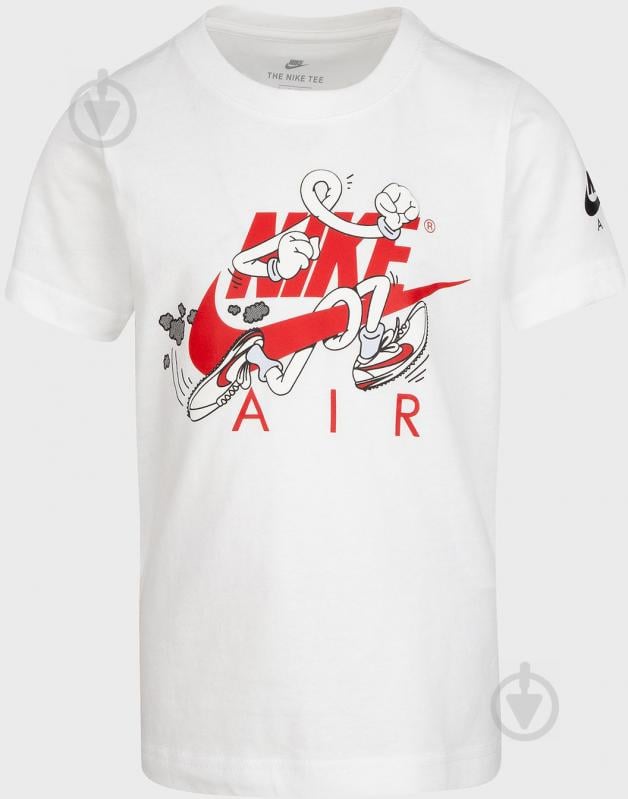 Футболка Nike AIR CHARACTER SS TEE 86G493-001 р.2XS белый - фото 1