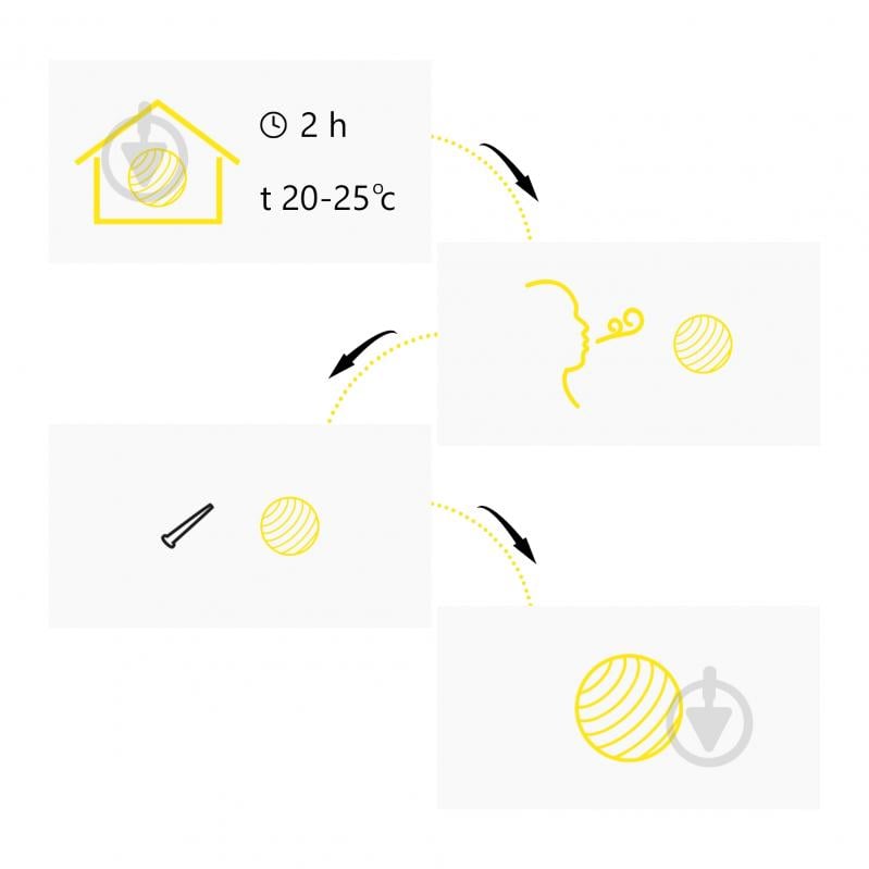 Гімнастичний м'яч Cornix MiniGYMball Purple d22 см XR-0225 - фото 7