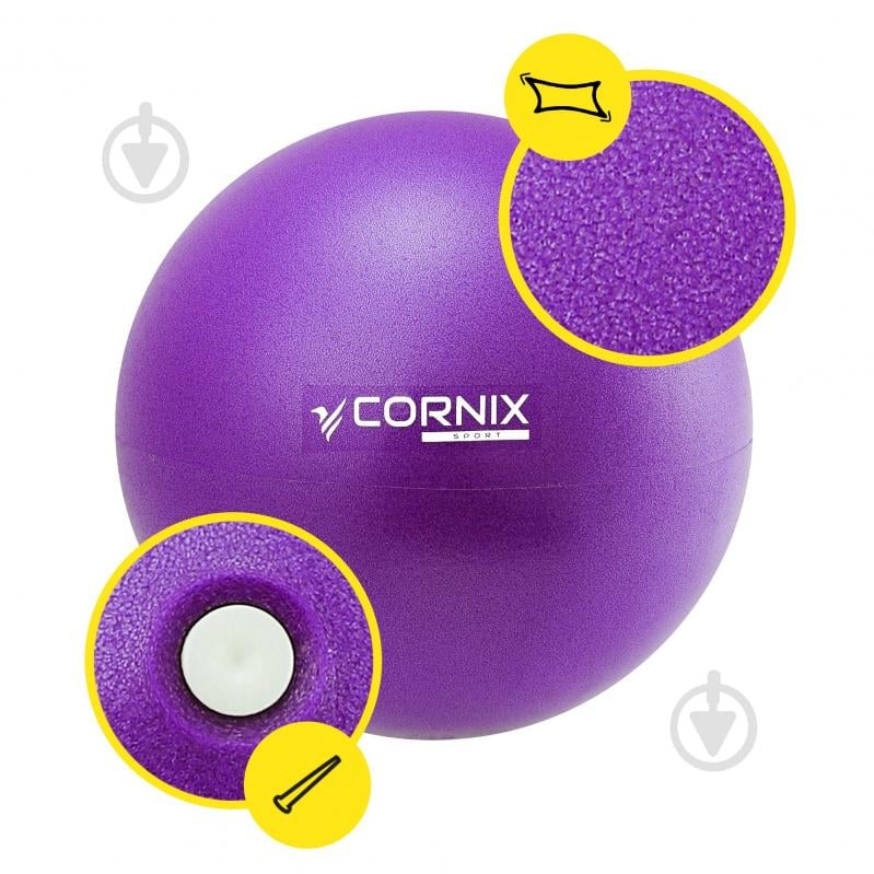 Гімнастичний м'яч Cornix MiniGYMball Purple d22 см XR-0225 - фото 2